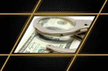 FX №211036 Corruption gold lines frame