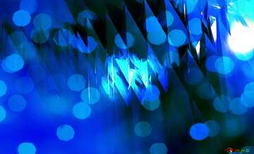FX №211150 Blue abstract bokeh background.