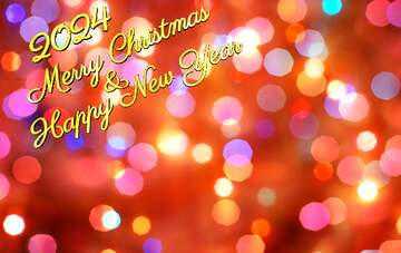 FX №211933 Bright background for Christmas with text 2024