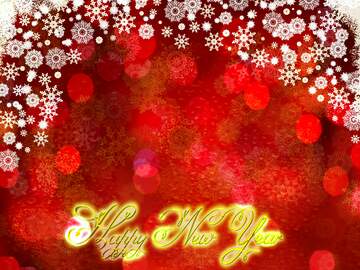 FX №211086 Red Christmas background Inscription text Happy New Year