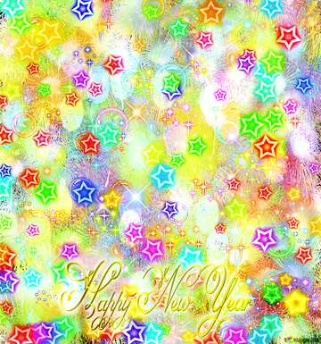 FX №211014 Festive background for congratulations Inscription text Happy New Year