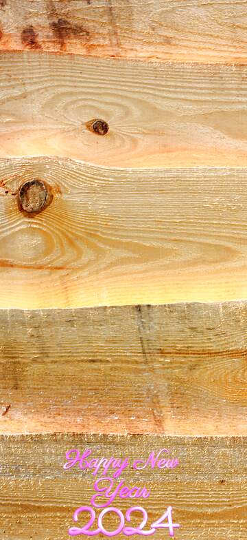 FX №211092 The texture of the wooden Board happy new year 2024