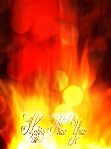 FX №211353 Background. Fire Wall. Happy new Year