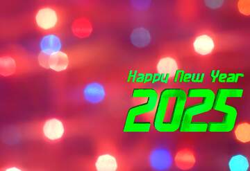 FX №211925 Bright background for Christmas happy new year 2025 red dark