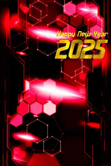 FX №211492 IT Information Technology happy new 2025 concept