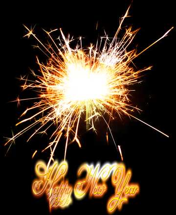 FX №211338 Spray fire Happy new Year Fireworks