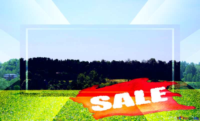 Ukrainian land sale design banner №20306