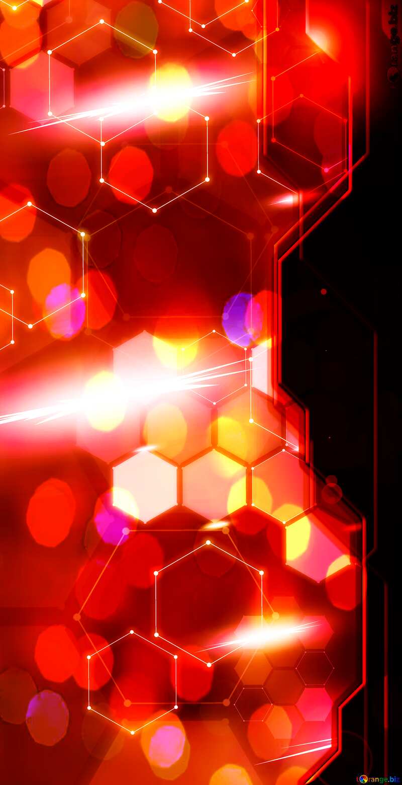 IT Information Technology red  bokeh background №54482