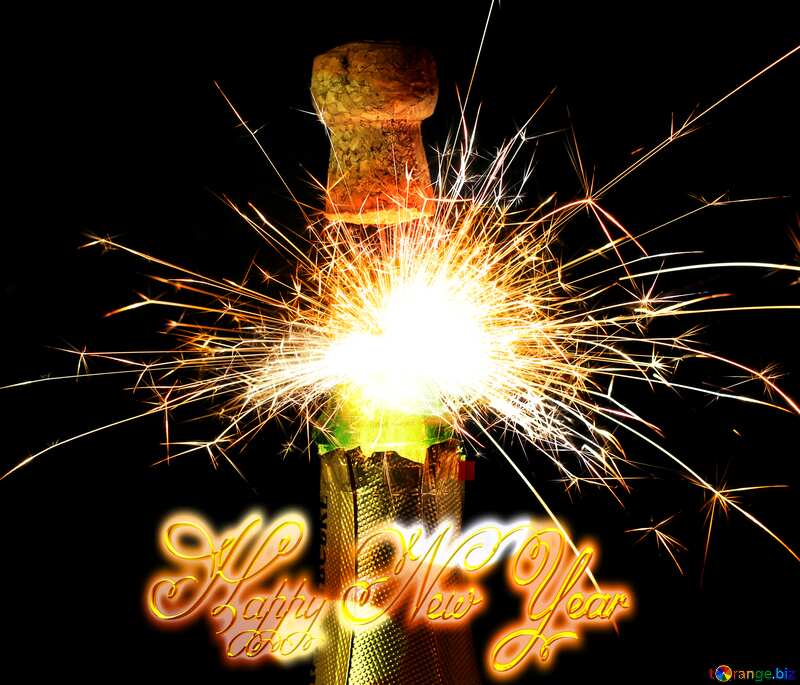 Champagne Fireworks Happy new Year Fireworks №25612