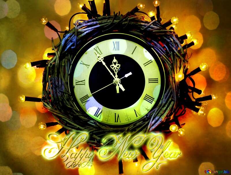 happy new year clock №48049