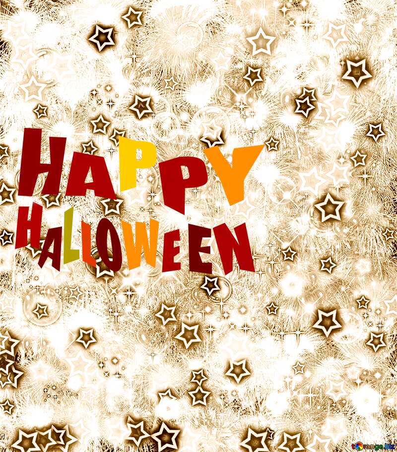 Festive background for congratulations sepia happy halloween №39931