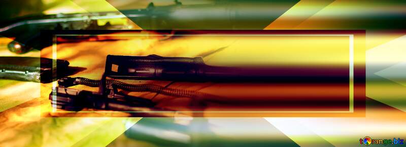 weapons tools guns banner template №51185