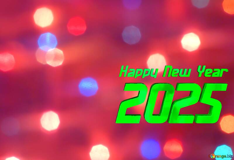 Bright background for Christmas happy new year 2025 red dark №24606