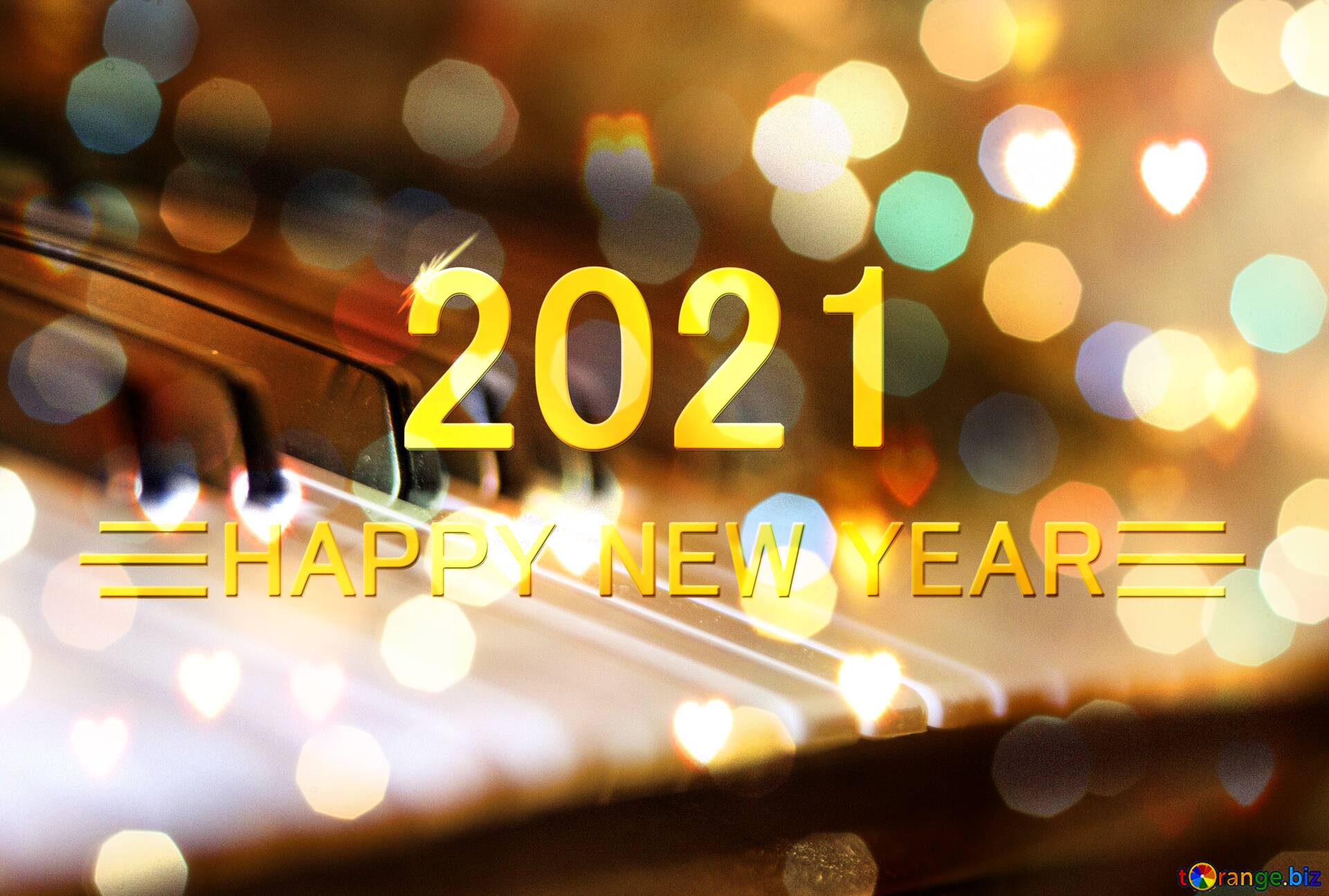 Download Free Picture Piano Happy New Year 2021 On Cc By License