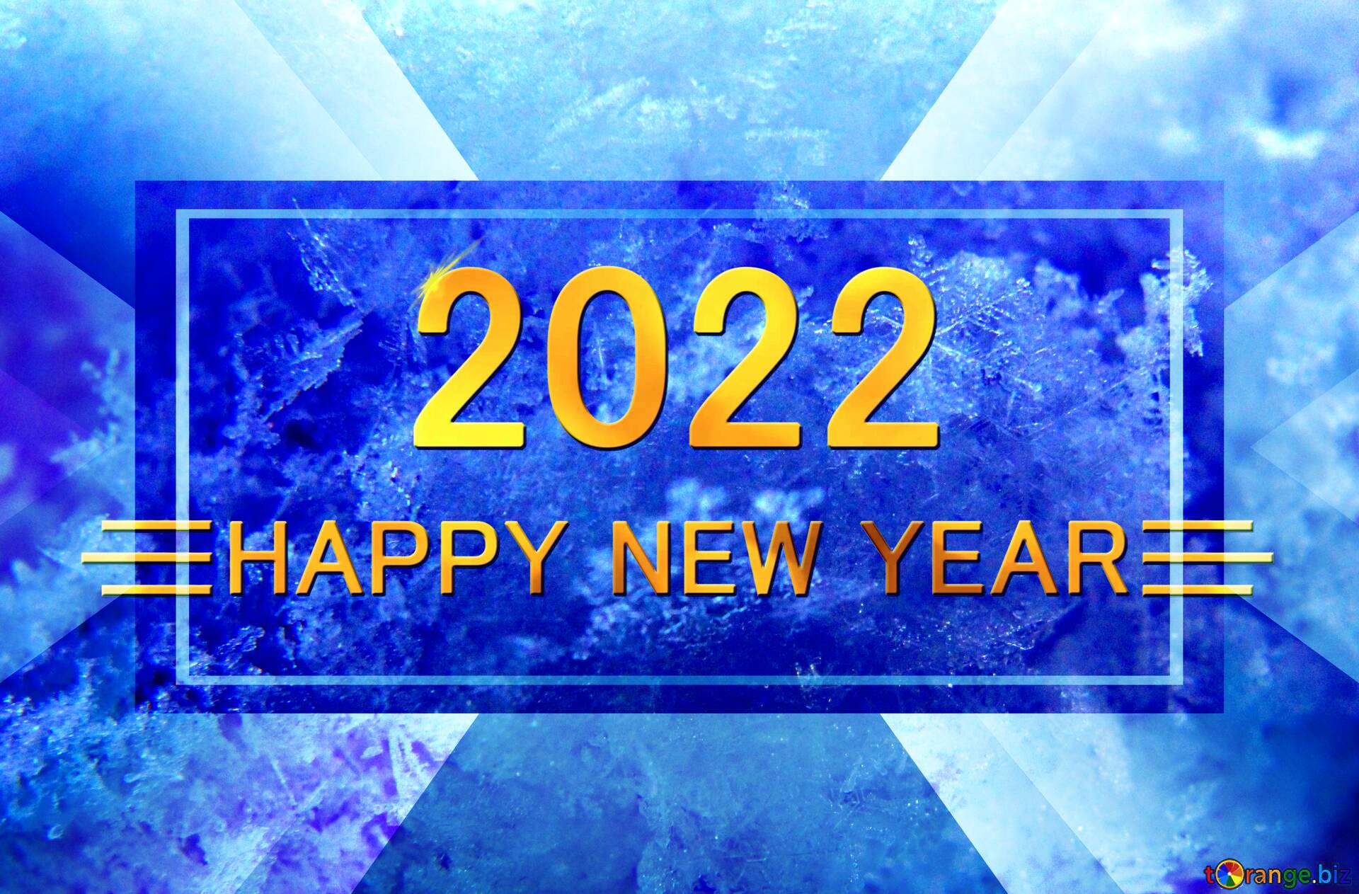Download free picture Macro snow Happy New Year 2022 Design Layout