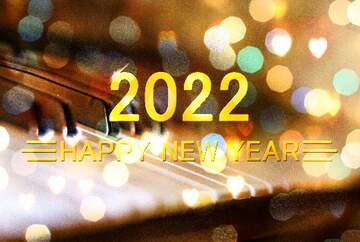 FX №212303 Piano Happy New Year 2022