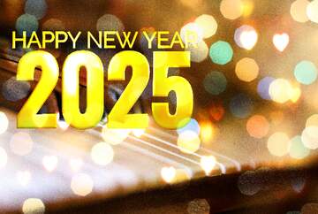 FX №212303 Piano Happy New Year 2025