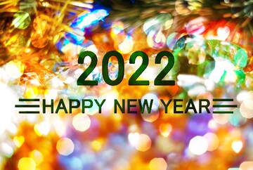 FX №212425 Happy New Year 2022 Attributes Background