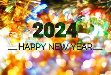FX №212425 Happy New Year 2024 Attributes Background