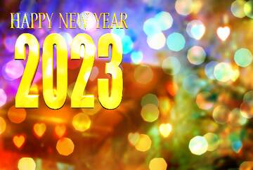 FX №212416 Happy New Year 2023 Background