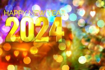 FX №212416 Happy New Year 2024 Background
