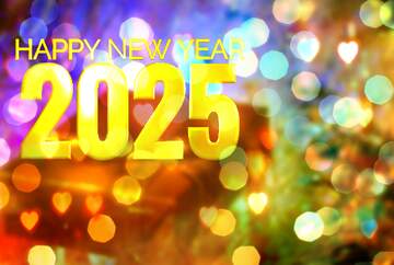 FX №212416 Happy New Year 2025 Background