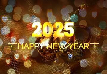 FX №212655 Wedding rings  happy new year 2025