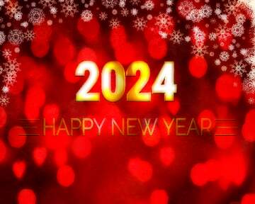 FX №212716 Blurred Red Christmas background happy new year 2022