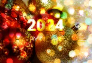 FX №212387 Background Bright Brilliant Business Card Happy New Year 2024