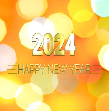 FX №212697 Background of bright lights Shiny happy new year 2024