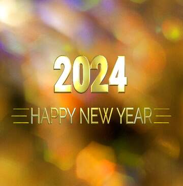 FX №212860 Bright  color  background. happy new year 2024 shiny