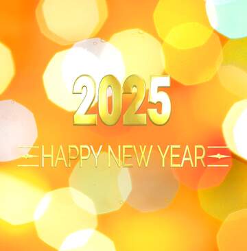 FX №212697 Background of bright lights Shiny happy new year 2025