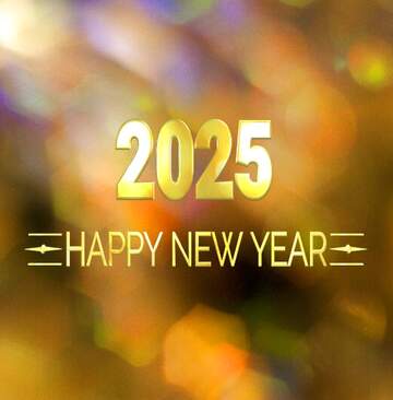 FX №212860 Bright  color  background. happy new year 2025 shiny