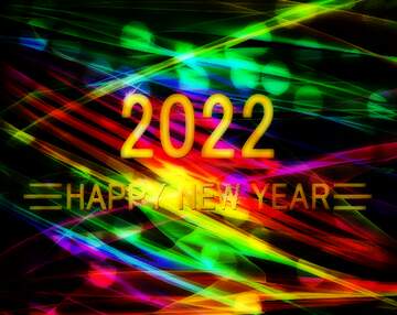 FX №212482 Shiny Background fractal  design art happy new year 2022