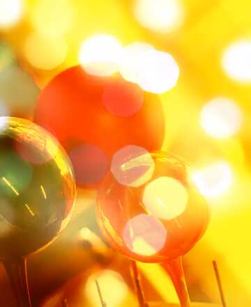 FX №212755 Christmas toys Bokeh background