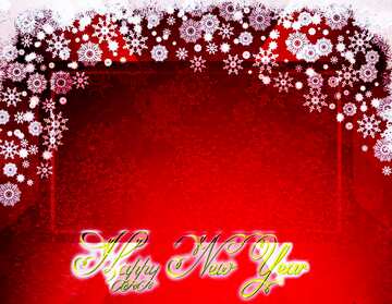 FX №212705 Red Christmas background Happy New Year 3d business banner layout