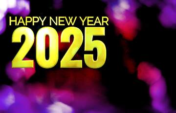 FX №212861 Bright  color  background. blur happy new year 2025