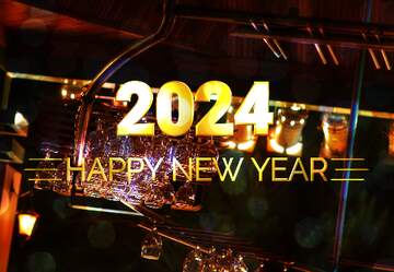 FX №212559 Night Club Holiday Party Happy New Year 2024