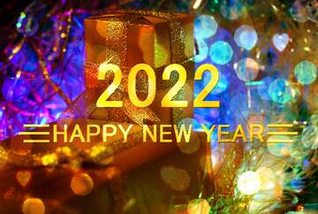 FX №212446 Gifts Boxes Background Happy New Year 2022