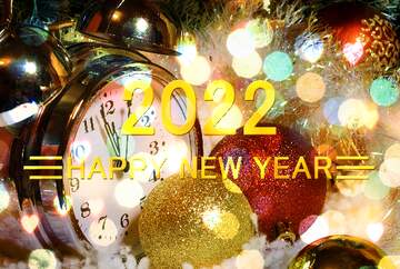 FX №212327 Watches twelve beat Happy New Year 2022