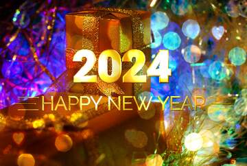 FX №212446 Gifts Boxes Background Happy New Year 2024