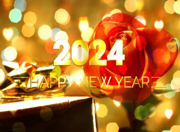FX №212569 Gift woman Happy New Year 2024