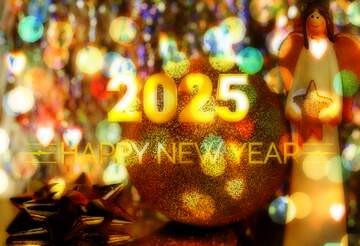 FX №212478 Merry christmas Happy New Year 2025