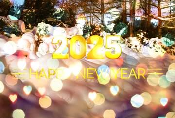 FX №212301 Snowdrifts Holiday Winter Happy New Year 2025