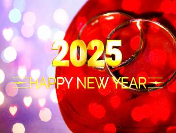 FX №212292 Symbol of marriage Happy New Year 2025