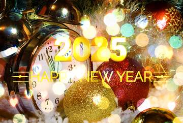 FX №212327 Watches twelve beat Happy New Year 2025