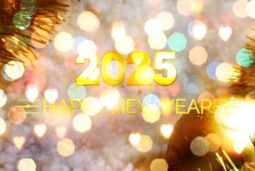 FX №212330 Background Welcome Happy New Year 2025