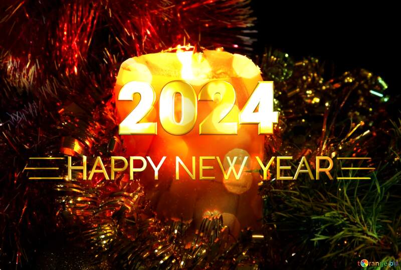 Shiny happy new year 2024 background №2376