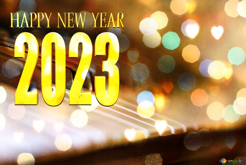 Piano Happy New Year 2023 №4469