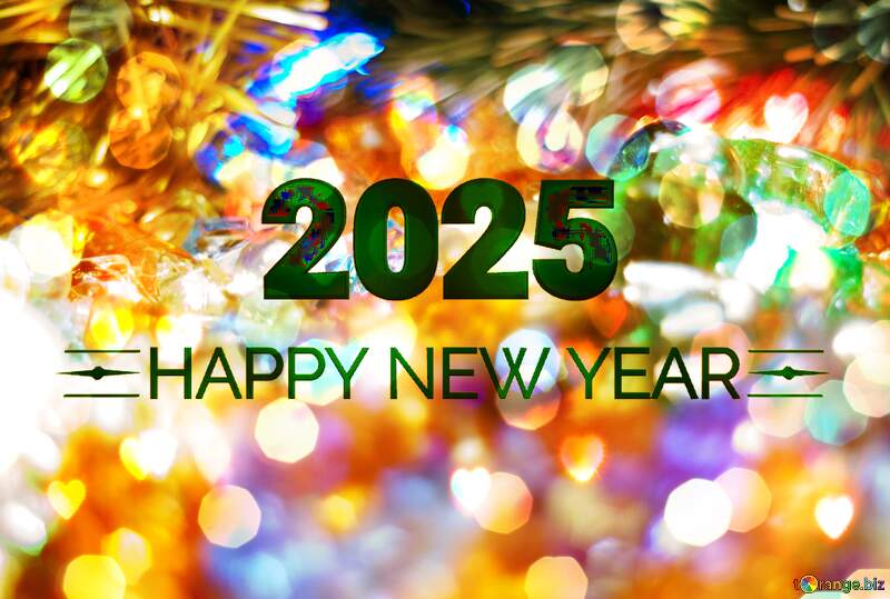 Happy New Year 2025 Attributes Background №6520